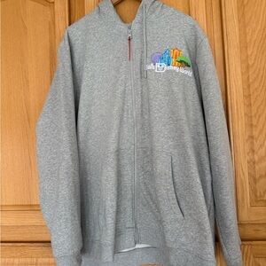 Disney Light Gray Fleece-Lined Jacket